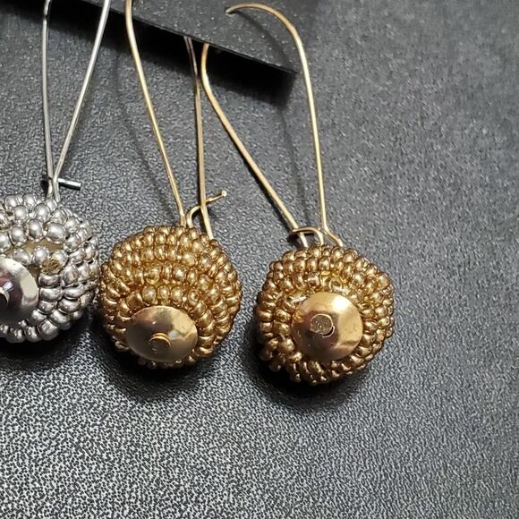 Ashley Stewart set of 3 beaded earrings - Picture 5 of 8